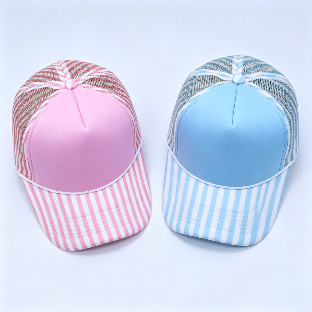 Striped Trucker Cap