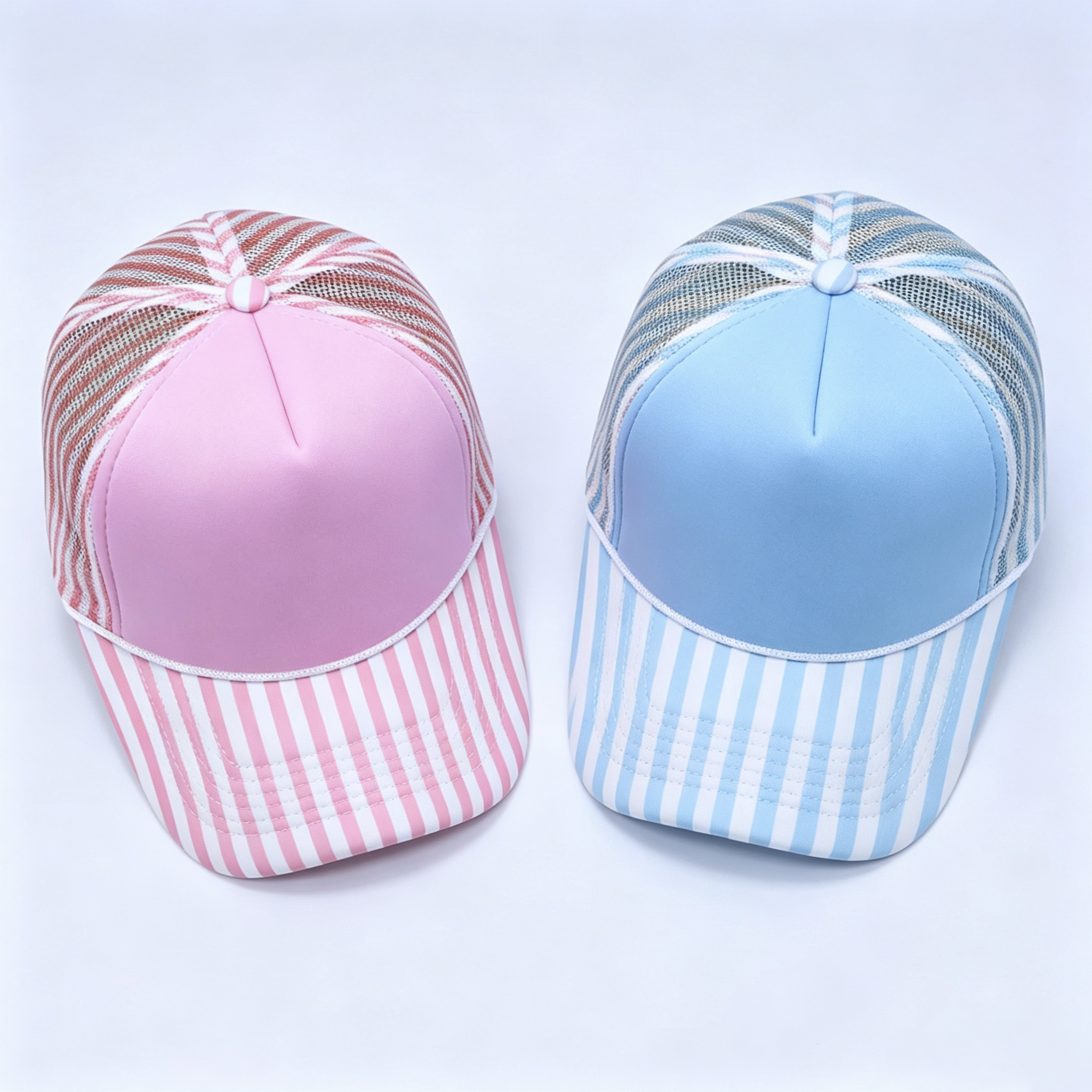 Striped Trucker Cap