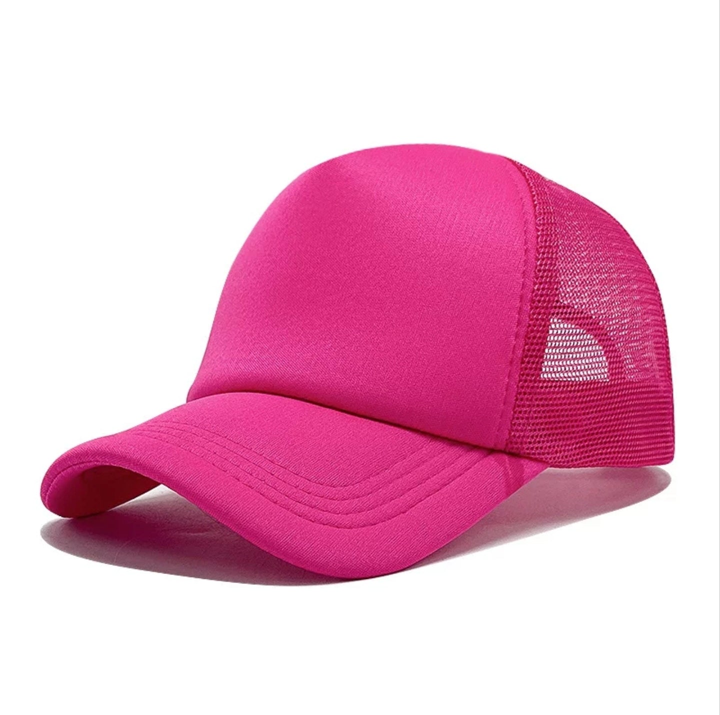 Classic Trucker Hat - Adjustable Snapback Mesh Baseball Cap for Men & Women