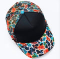 Black Multicolor Camo Trucker Cap
