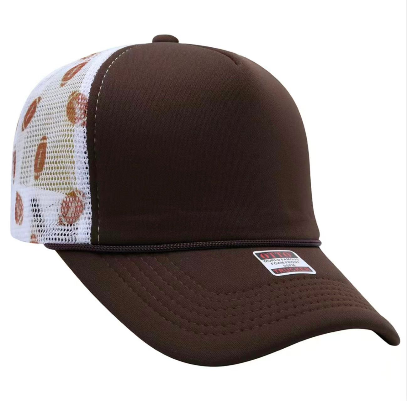 Football Brown Trucker Hat