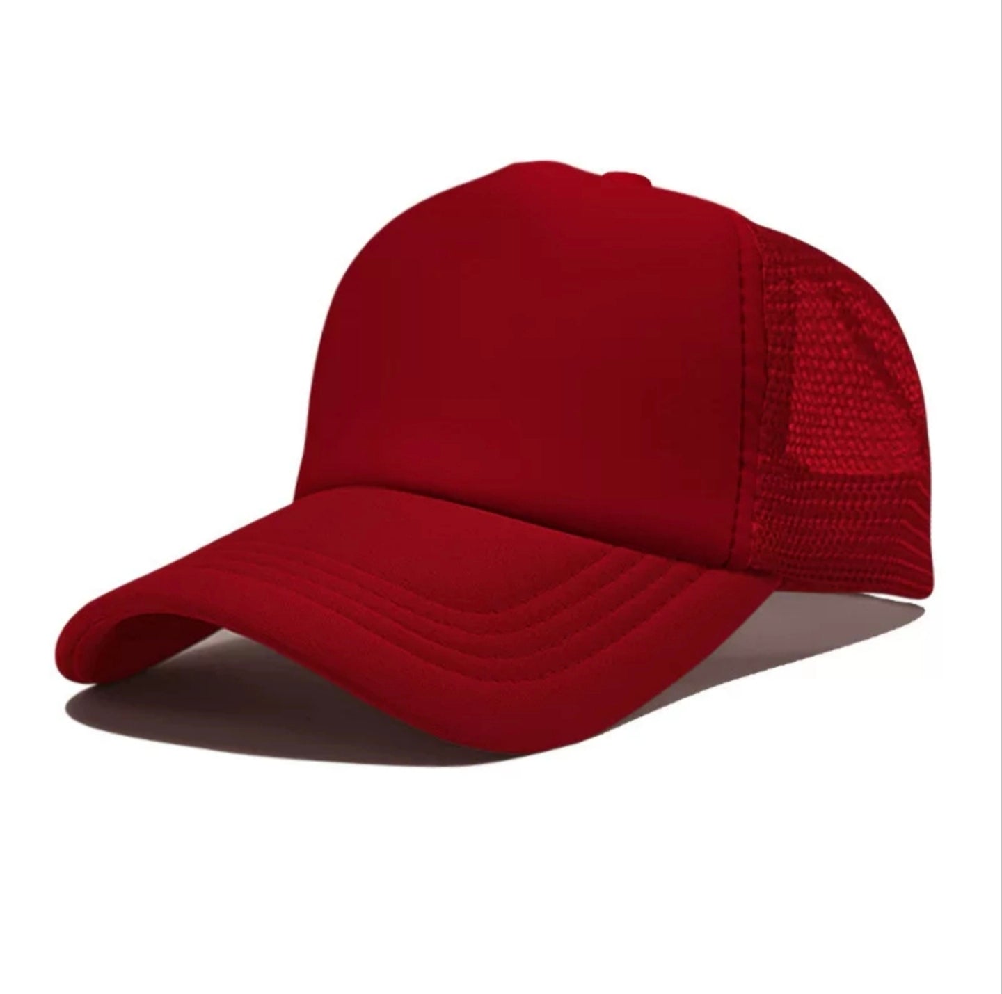 Classic Trucker Hat - Adjustable Snapback Mesh Baseball Cap for Men & Women
