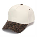 Leopard Print Brim Baseball Cap