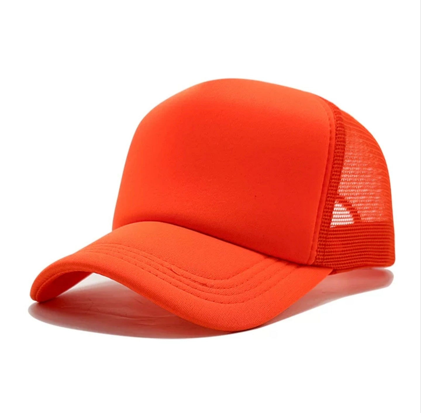 Classic Trucker Hat - Adjustable Snapback Mesh Baseball Cap for Men & Women