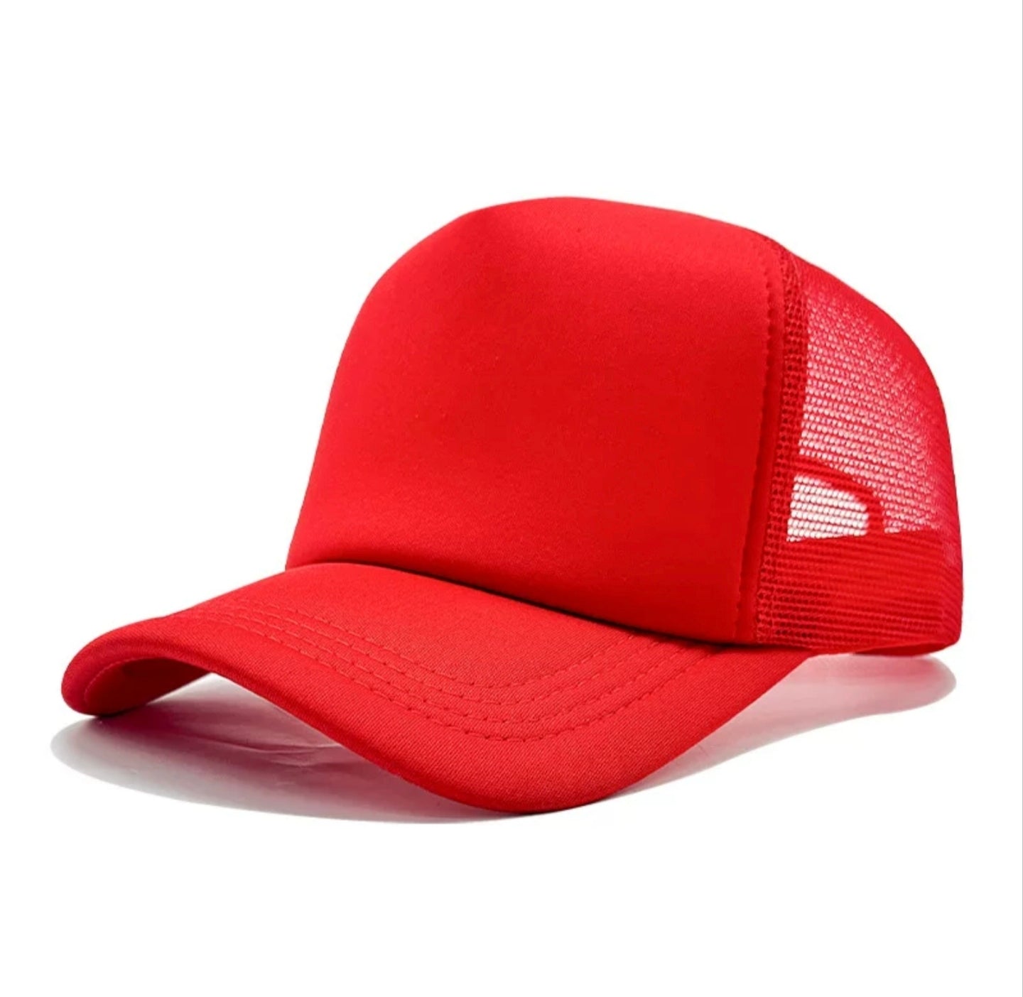 Classic Trucker Hat - Adjustable Snapback Mesh Baseball Cap for Men & Women