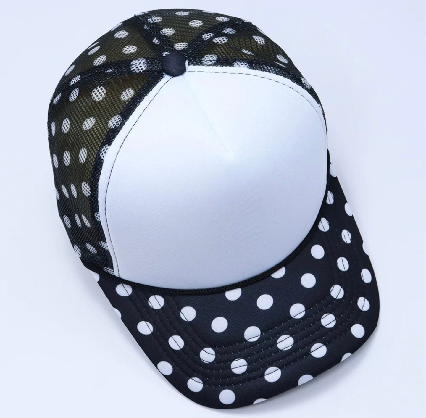 Polka Dot Trucker Cap