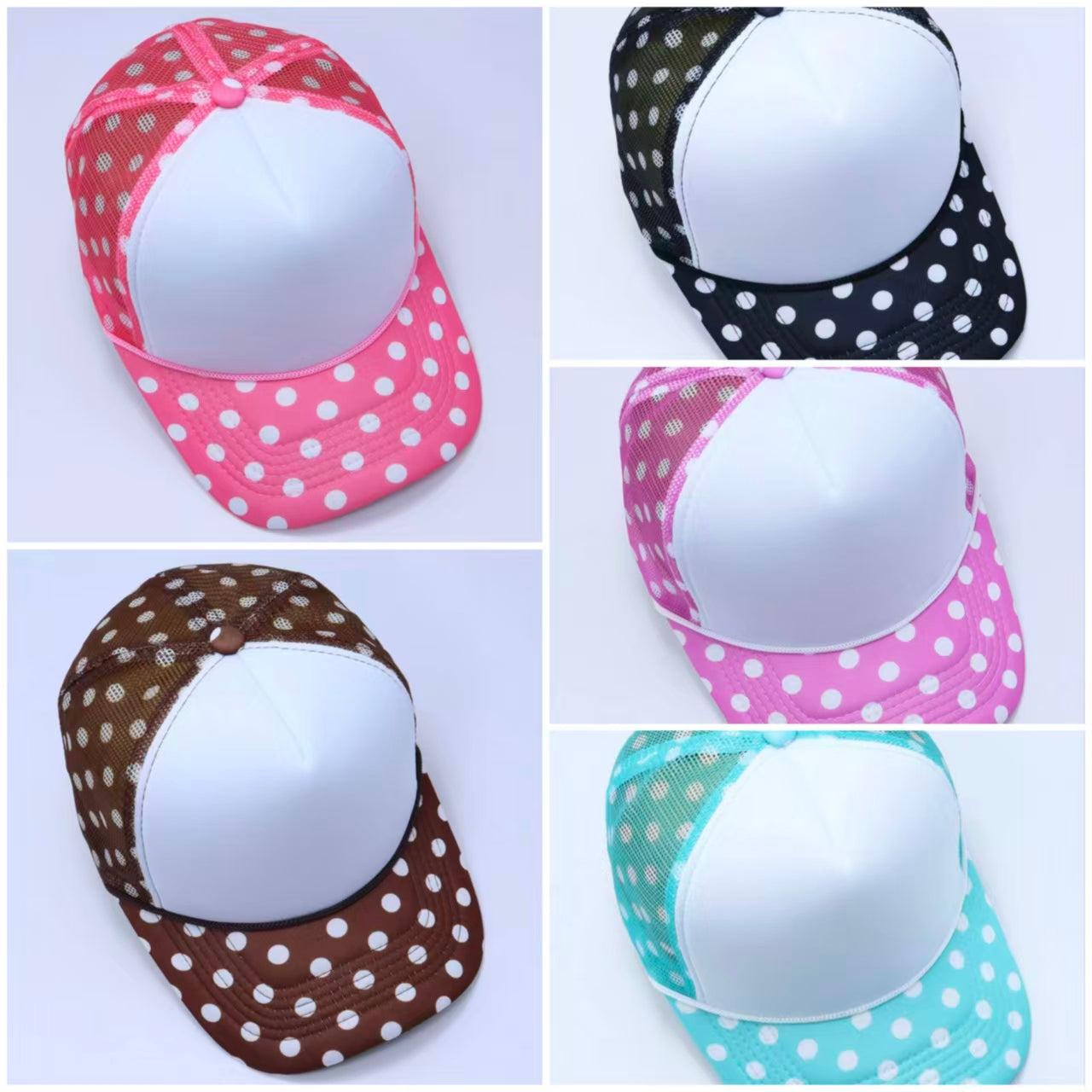 Polka Dot Trucker Cap