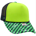 Green Bow Stripe Trucker Hat