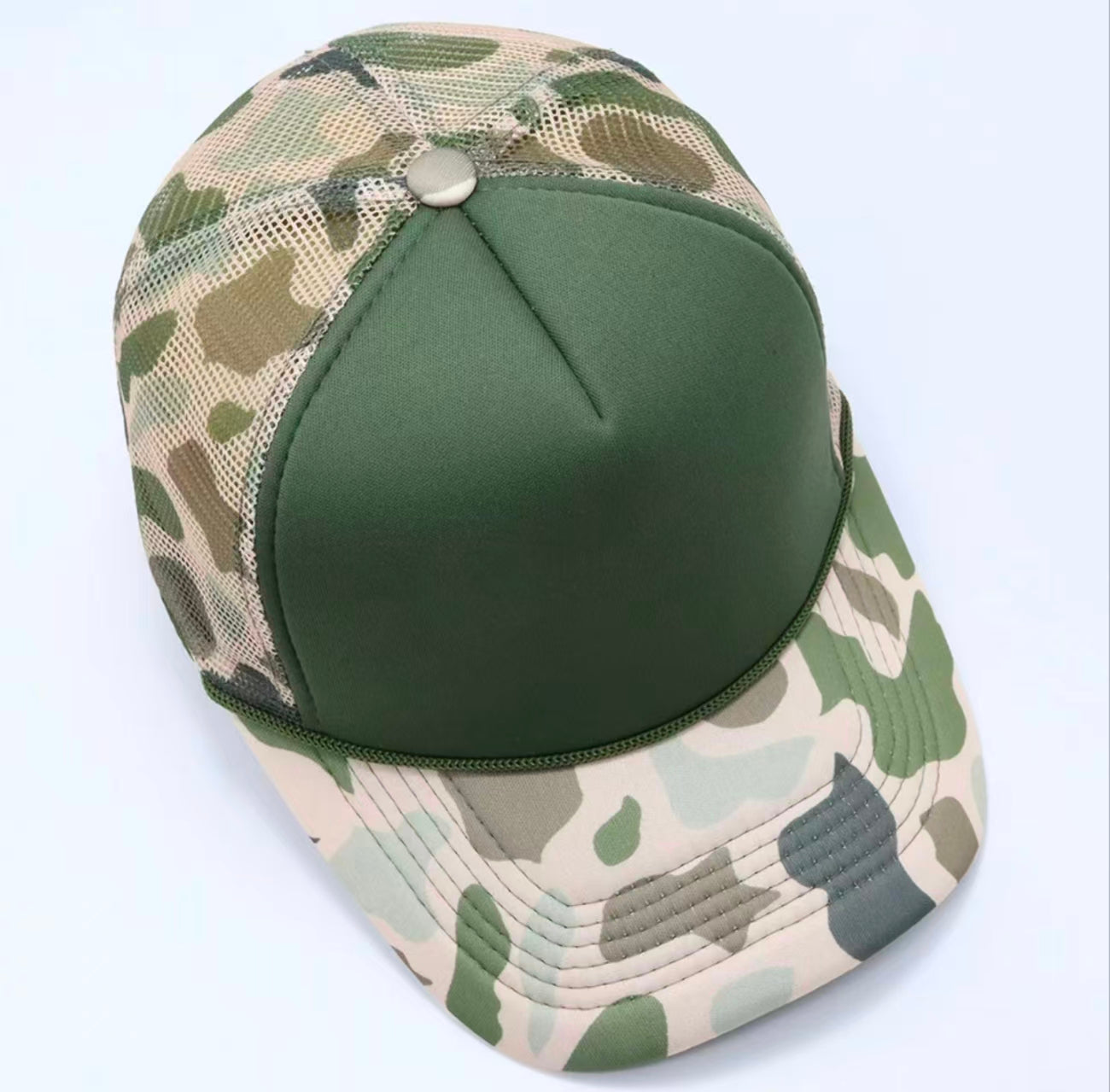 Green Duck Camo Trucker Cap