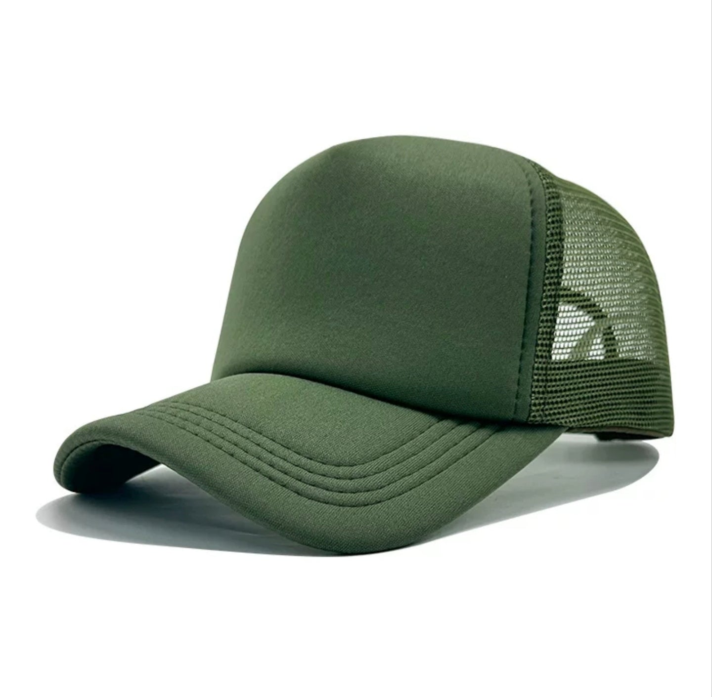 Classic Trucker Hat - Adjustable Snapback Mesh Baseball Cap for Men & Women