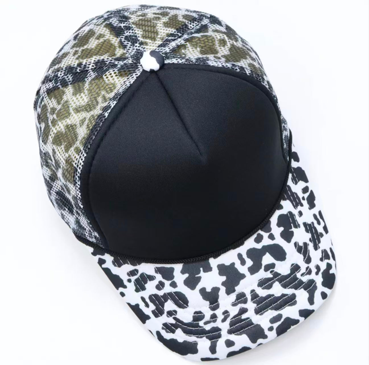 Cow Print Trucker Hat