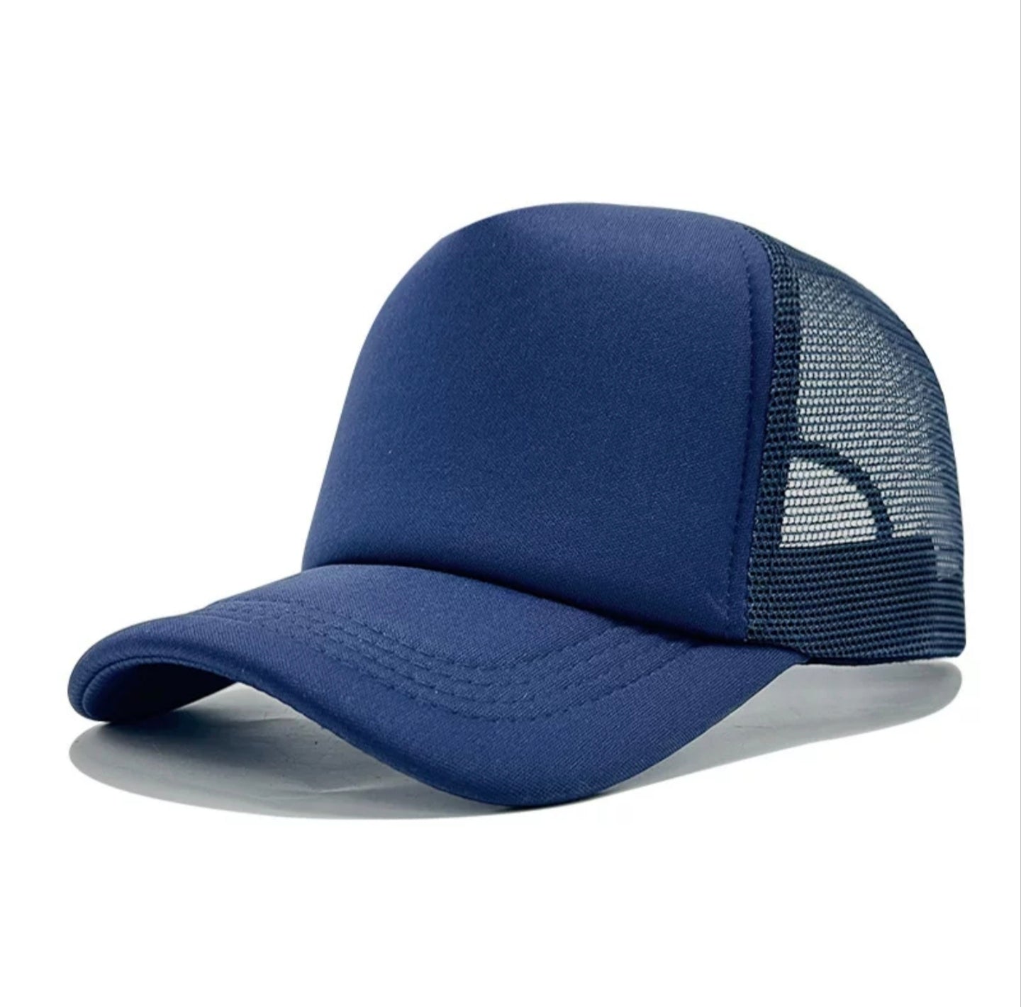 Classic Trucker Hat - Adjustable Snapback Mesh Baseball Cap for Men & Women