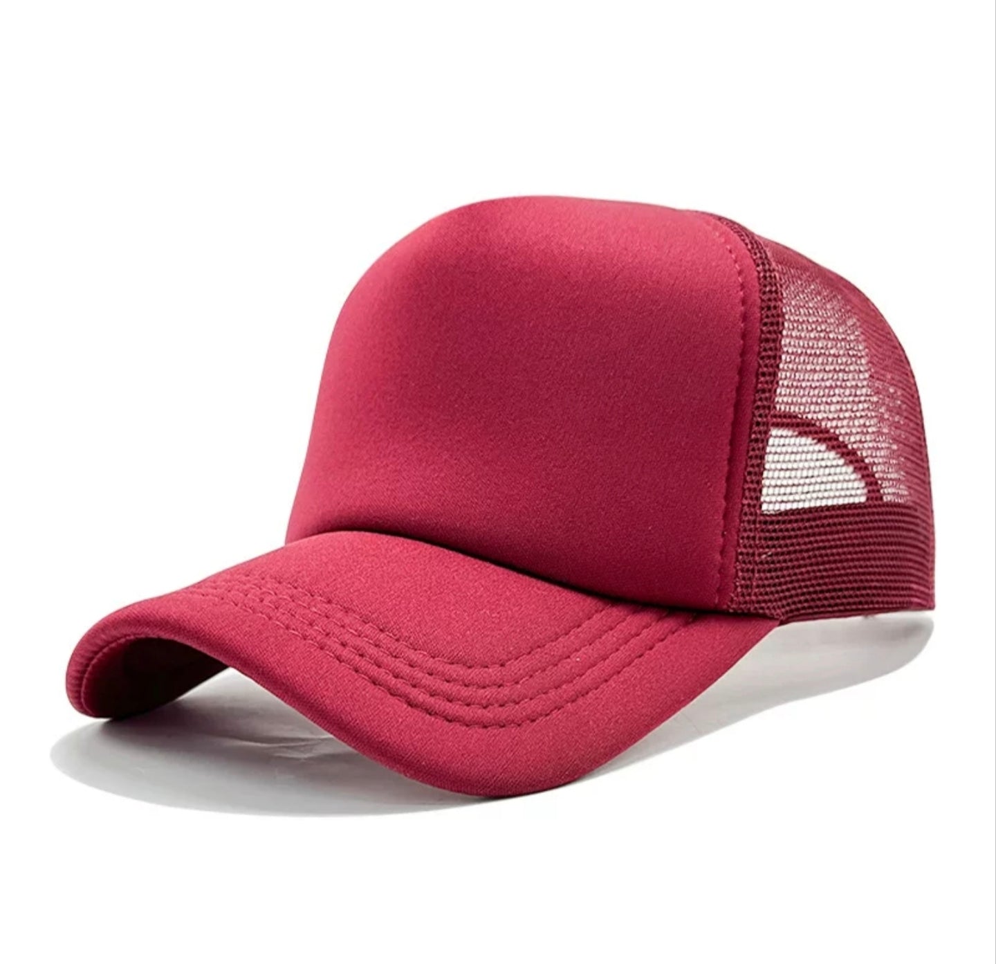 Classic Trucker Hat - Adjustable Snapback Mesh Baseball Cap for Men & Women