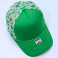 Clover Print Trucker Cap
