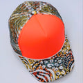 Orange Animal Mix Print Trucker Cap