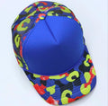 Blue Multicolor Camo Trucker Cap