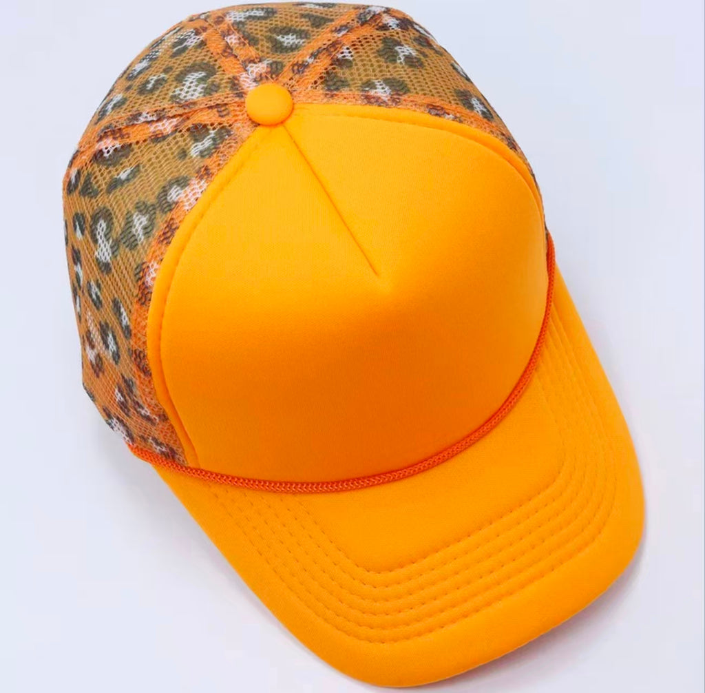 Leopard Print Trucker Hat