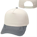 Striped Brim Baseball Cap