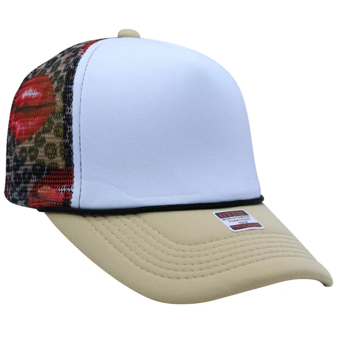 Leopard Lips Trucker Cap