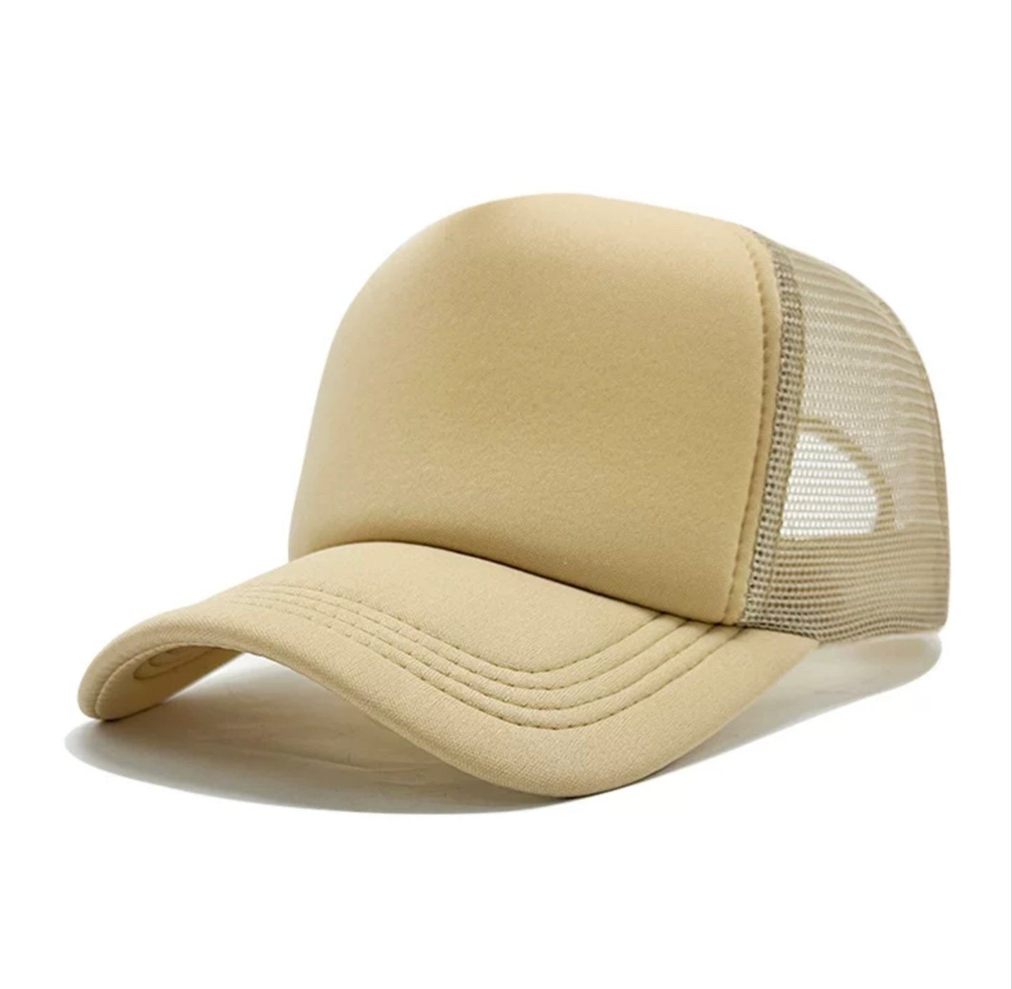 Classic Trucker Hat - Adjustable Snapback Mesh Baseball Cap for Men & Women