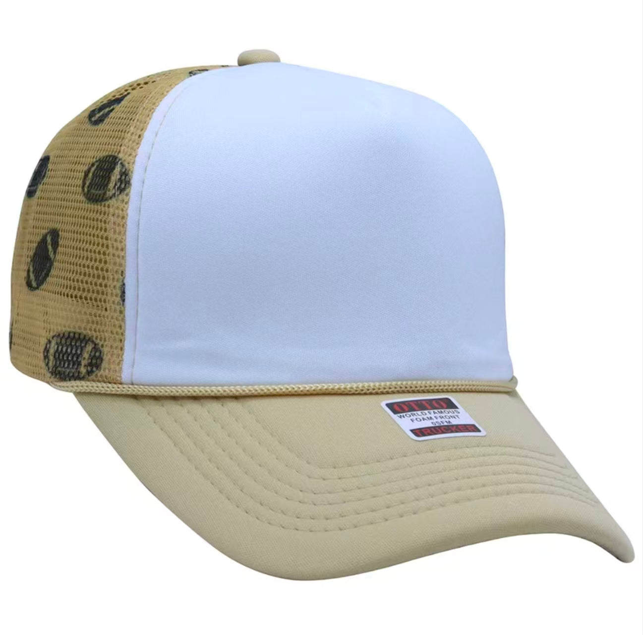 Tennis Print Trucker Hat