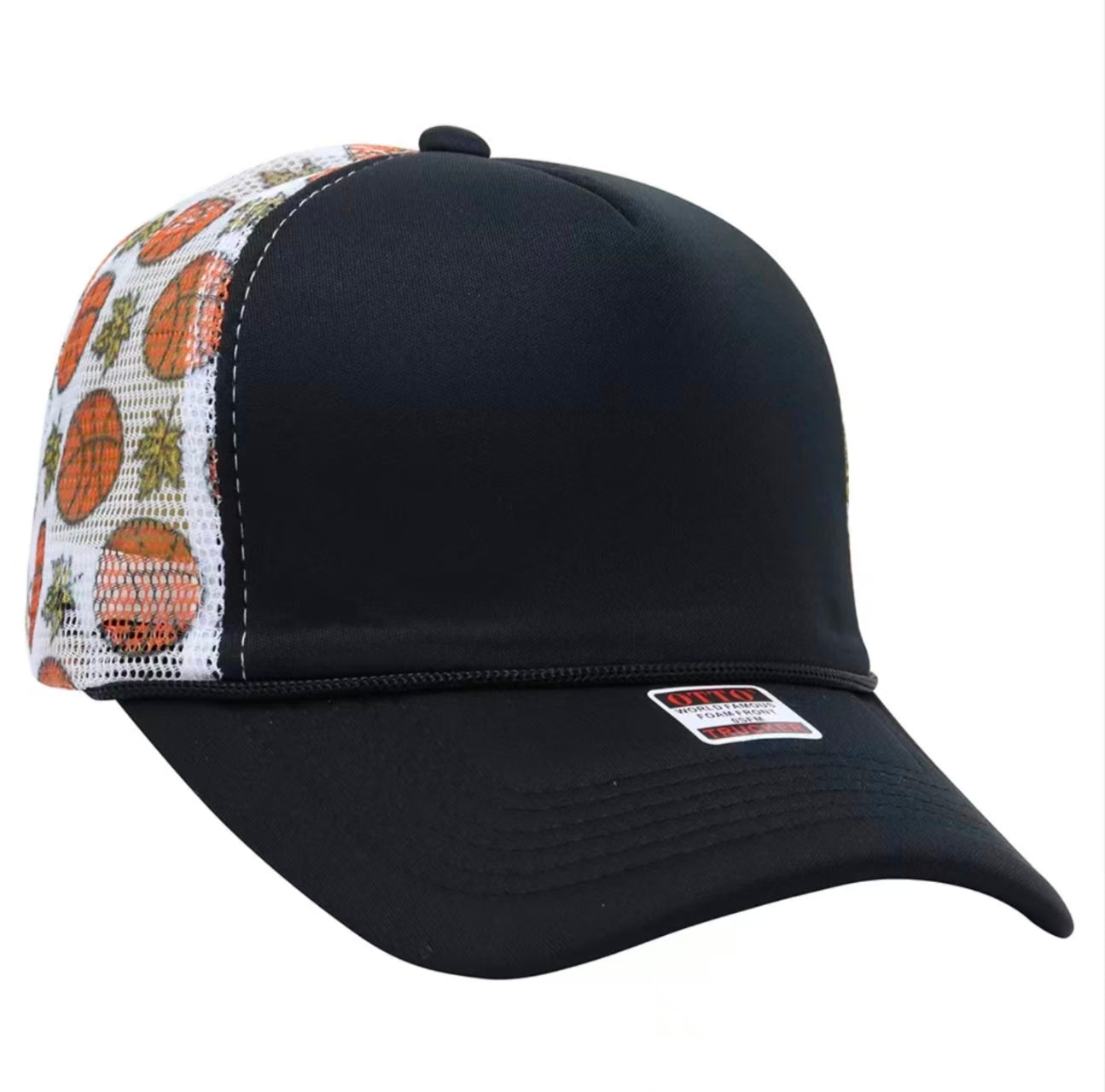 Basketball Print Trucker Hat