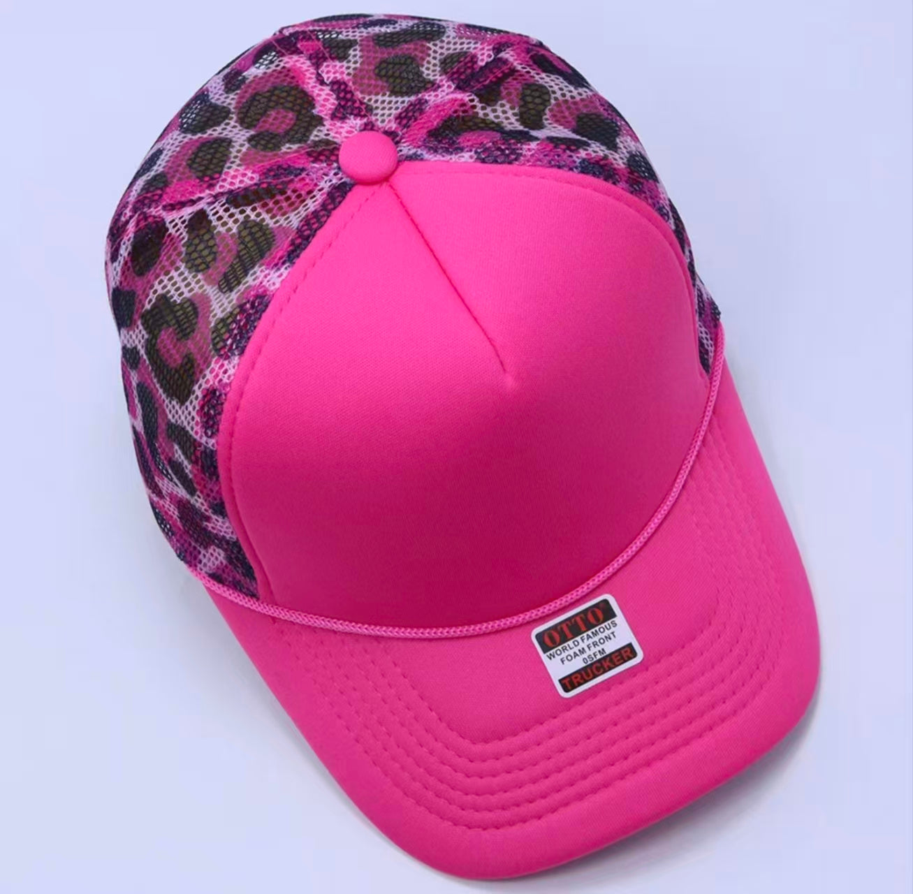 Pink Leopard Trucker Hat