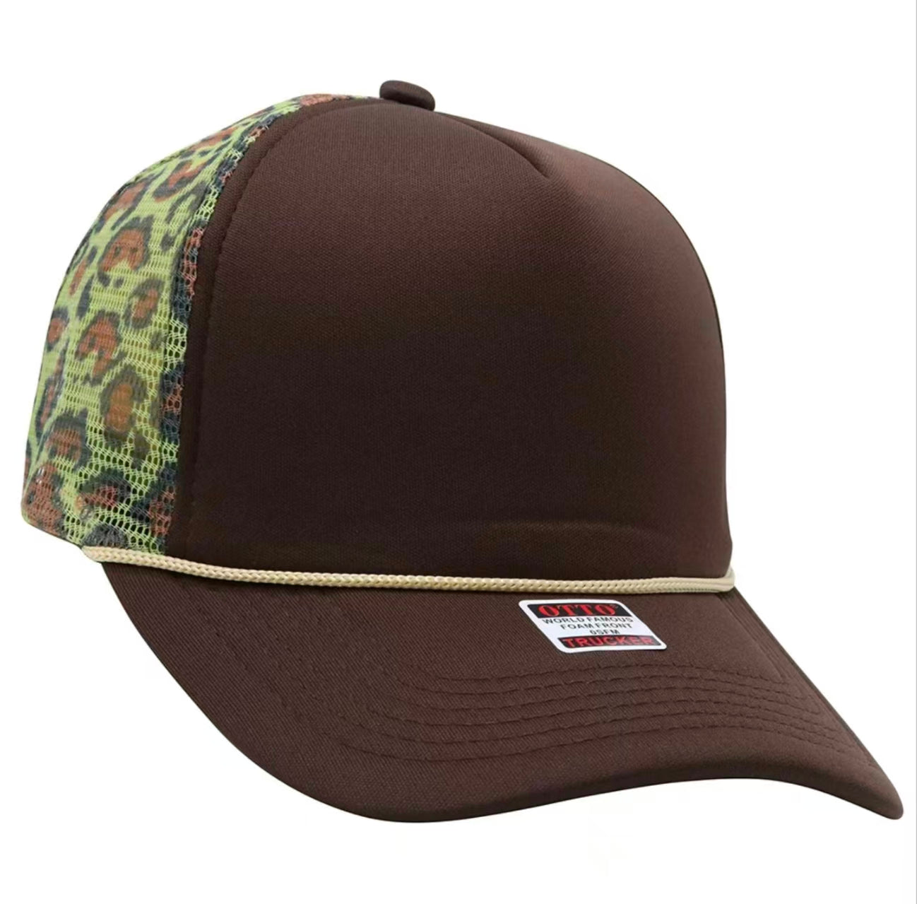 Leopard Print Trucker Hat