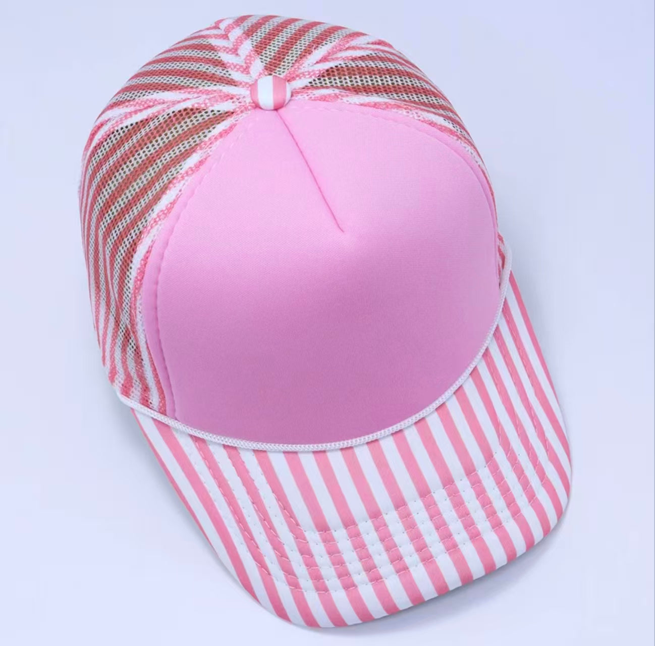 Striped Trucker Cap