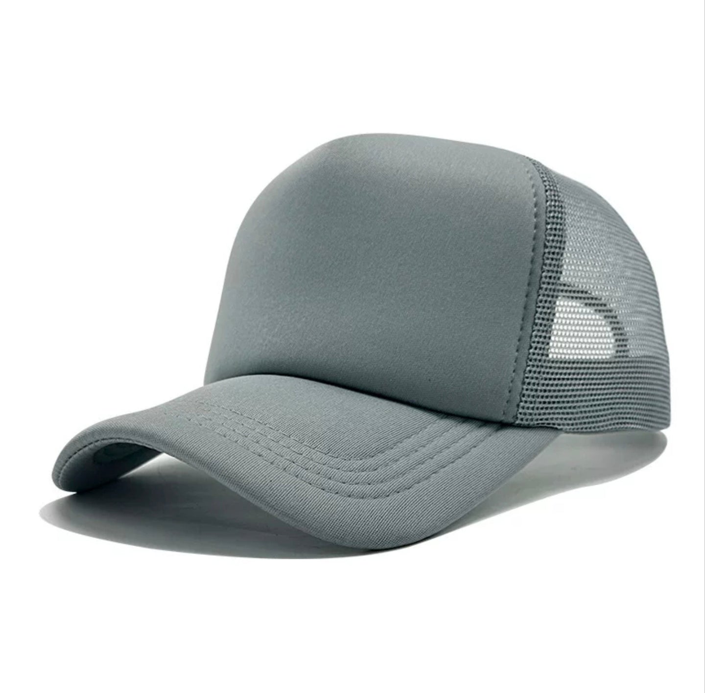 Classic Trucker Hat - Adjustable Snapback Mesh Baseball Cap for Men & Women